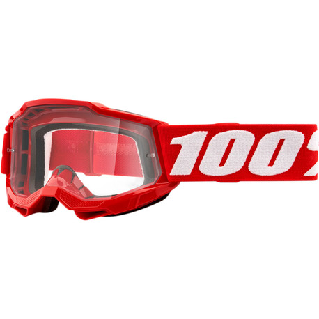 100% Youth Accuri 2 Goggles Red Clear