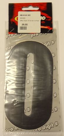 Siffror Svart 15 Cm Nr 0 3-Pack