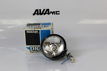 DRAG SPECIALTIES SPOTLIGHT 4.5" BLK CLR