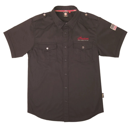 Indian Men Casual Shirt Black – 2XL