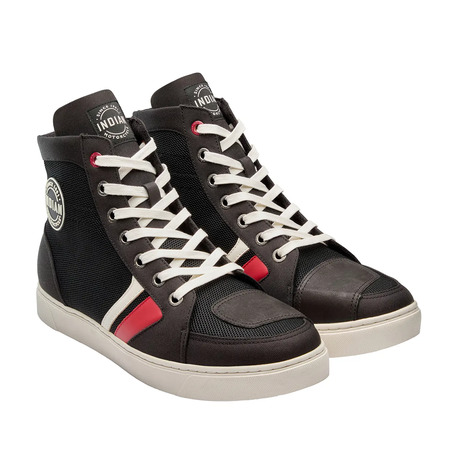Indian Mens Milestone Mesh Sneaker Black – 10