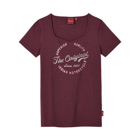 Indian Womens Original Tee Purple – L