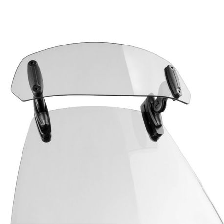 VISOR MULTIADJUSTABLE CLIP-ON 230X90MM. CLEAR