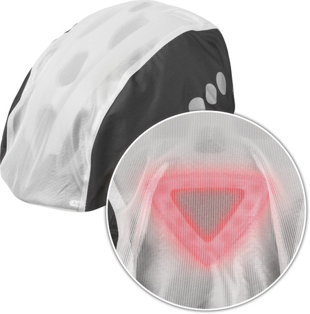 Abus Rain Cap Toplight // Regnmössa för cykelhjälm