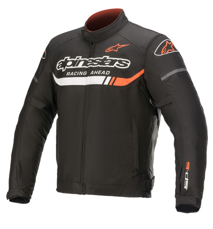 Alpinestars Jacka T-SP S Ignition Vattentät Svart/Röd fluo – L