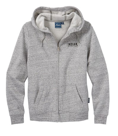 Indian Womenswear Gray Longsleeve Textured Hoodie – M