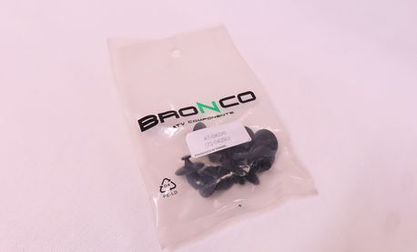 Plastnit för ATV skärm 10-förp.Y.d 7,8/20mm, längd 22mm
