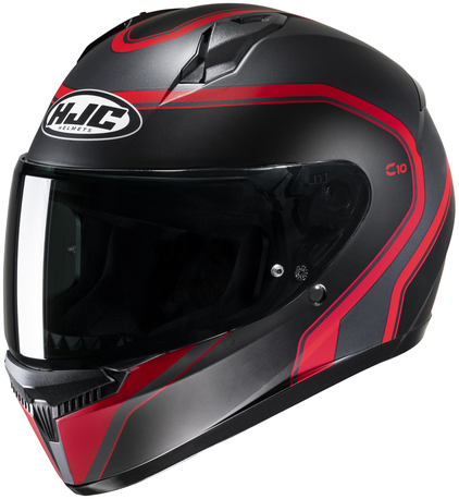 HJC Hjälm C10 Elie Svart/Röd MC1SF – L 58-59 cm