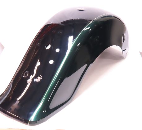 REAR FENDER VL1500 GREEN/BLACK GOLD TRIM