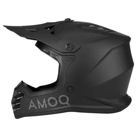 AMOQ Meteor V2 JNR MX hjälm Blackout / Barn – YL