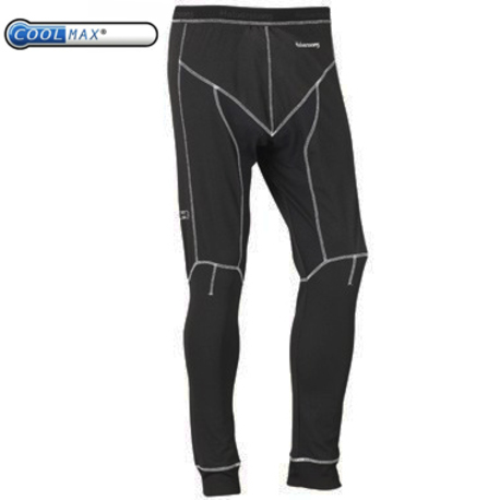 Underwear Longpants LIGHT LONG Black Coolmax® – XS