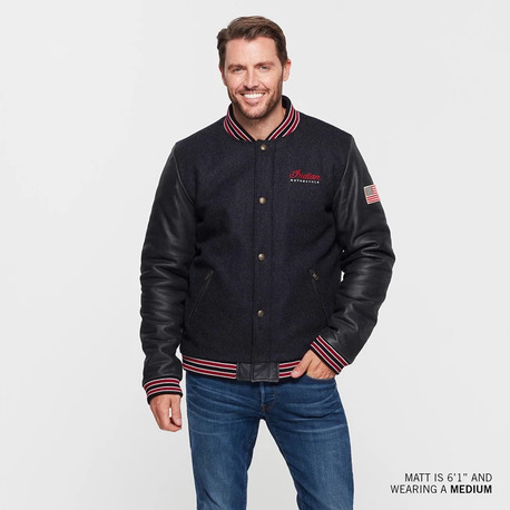 Indian Varsity 2 Jacket, Gray – 2XL