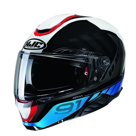 HJC Hjälm RPHA 91 Rafino Vit/Svart/Blå MC21 – 2XL 62-63cm