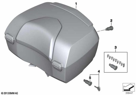 TOPPBOX BMW Touring Topcase Light