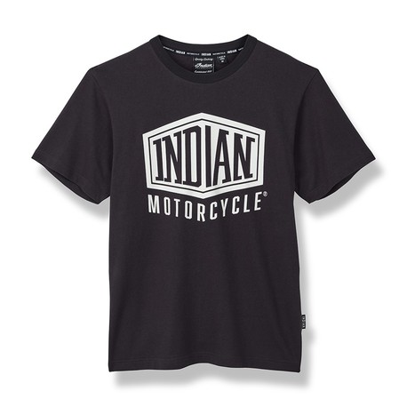 Indian Mens Black Shield Tee – 4XL