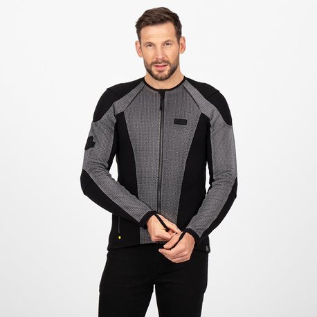 Knox Skyddströja Urbane Pro MK3 Herr Ringbrynjesilver/Svart AA, Dubbel A – 3XL