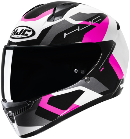 HJC Hjälm C10 Tins Svart/Rosa MC8 – L