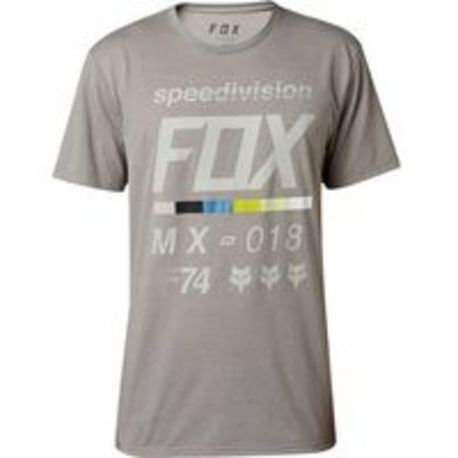 Fox Draftr SS Tech Tee Htr/Drk/Gry – S