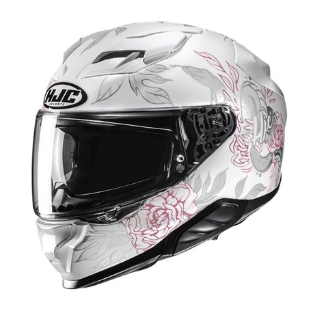 HJC Hjälm F71 Eliz Vit/Rosa MC8 – L