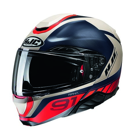 HJC Hjälm RPHA 91 Rafino Vit/Blå/Röd MC1SF – 2XL 62-63 cm