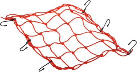 Cargo Net Red 38 cm x 38 cm Hjälmnät / Bagagenät