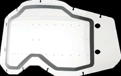 100% Accuri 2/Racecraft 2/Strata 2 Forecast Goggle Dual Lens 59101-00001
