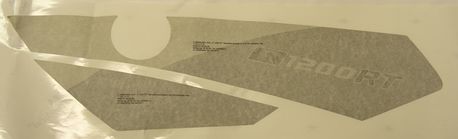 TEXT R1200RT Vänster Silver Granit
