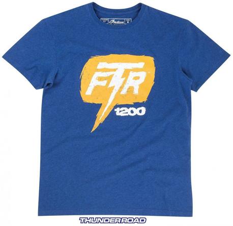 Indian Mens Bolt Tee Navy – L