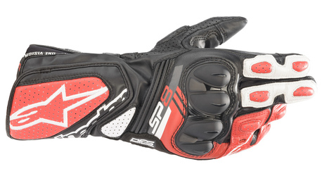 Alpinestars Handske SP-8 v3 Svart/Vit/Röd – 3XL