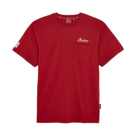 Indian Mens Shield Graphic Tee, Red – L
