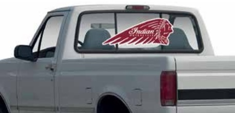 Indian Window Decal - Small