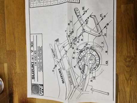 MONT.SATS DR650 RS