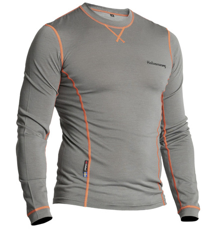 Halvarssons Tröja Light Wool Grå Merino ull – 2XL