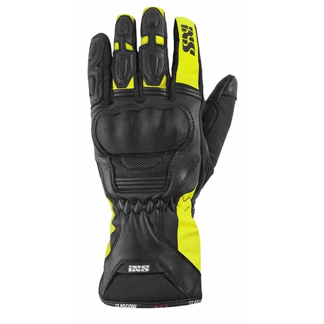 IXS Glove GLASGOW black-yellow – 2XL