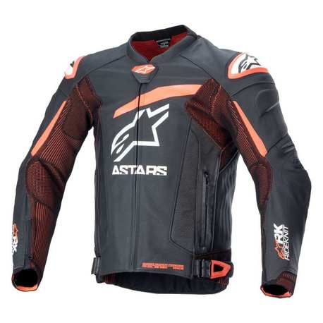 Alpinestars Skinnjacka GP Plus R v4 RK Svart/Röd Fluo – 48