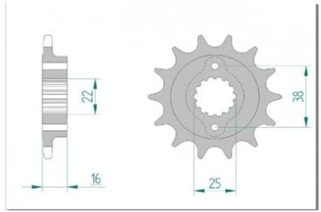 Afam Countershaft Sprocket