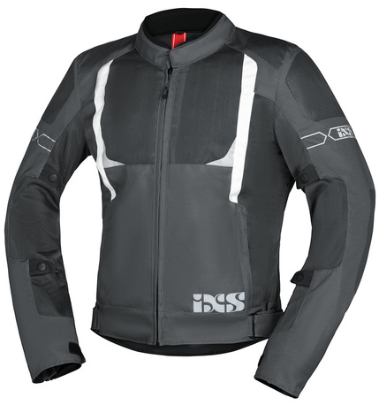 IXS Sports jacket Trigonis-Air dark-grey-white AA (Dubbel A) – 2XL