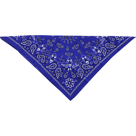 ZAN HEADGEAR Paisley Cotton Bandana - Navy Snusnäsduk