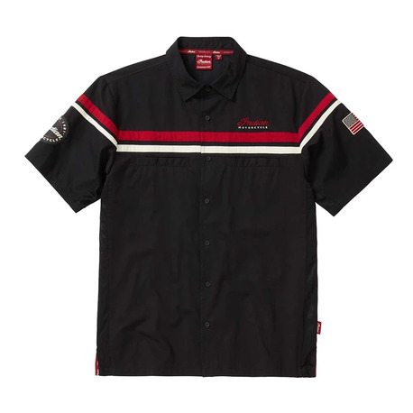 Indian Menswear Black Script Shop Shirt – 2XL