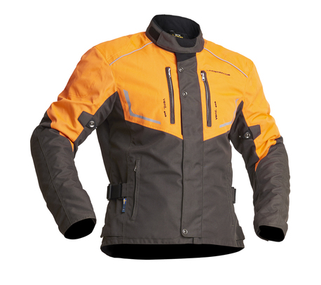 Lindstrands Textiljacka Halden Fog/Orange – 54