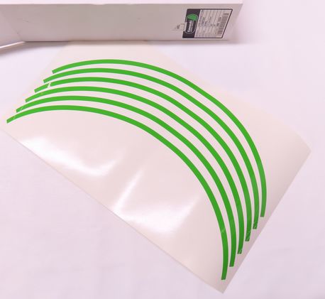 WHEEL RIM RINGS LIME GREEN ZX 10 R 2008-2010