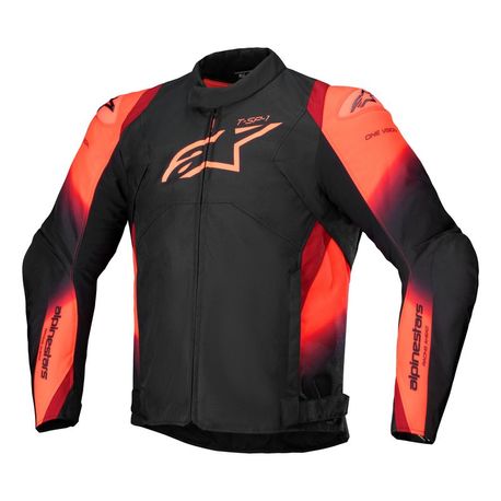 Alpinestars Jacka T-SP 1 v2 Vattentät Svar/Röd Fluo – 2XL