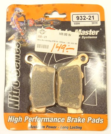 Moto-Master Bromsbelägg