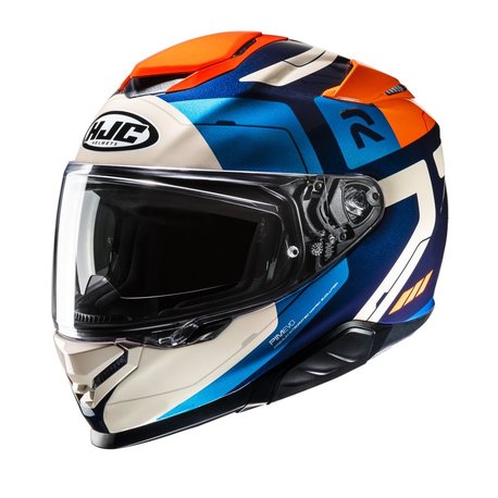HJC Hjälm RPHA 71 Cozad MC27 Blå/Orange/Svart – L