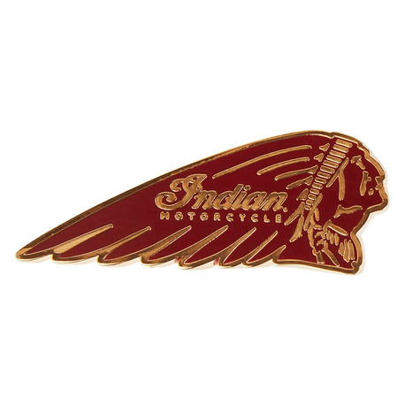 Indian Headdress Pin Badge