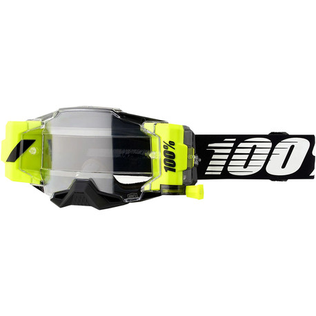 100% Armega Forecast Goggle Black Clear