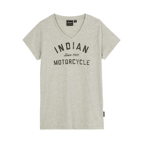Indian Womens V Neck 1901 Tee Gray – 3XL